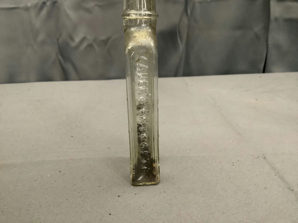 Antique Clear Glass Bottles - image 10 of 13