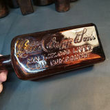 Antique Amber Glass Bottles - thumbnail 2 of 15
