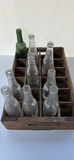 Vintage Winter's Wooden Bottle Crate with (9) Old Glass Bottles - thumbnail 7 of 14