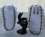 Beaded Necklaces, Earrings, and Bracelet Set - thumbnail 1 of 10