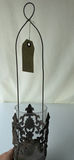 Pair of California Floral & Home Metal and Glass Hanging Candle Holders - thumbnail 3 of 6
