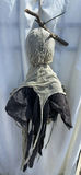 Halloween Skeleton Hanging Decoration and Pumpkin Scarecrow Figure - thumbnail 4 of 7