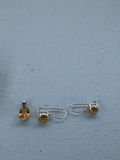 Sterling Silver Jewelry Set with Yellow Gemstones - thumbnail 10 of 19