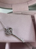 Sterling Silver Heart Key Pendant Necklace - thumbnail 15 of 17