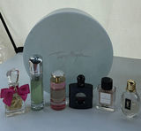 Thierry Mugler Angel Innocent, Yves Saint Laurent Black Opium, Prada Candy, D&G L’Imperatrice, and Viva La Juicy Perfume Bottles - thumbnail 1 of 9