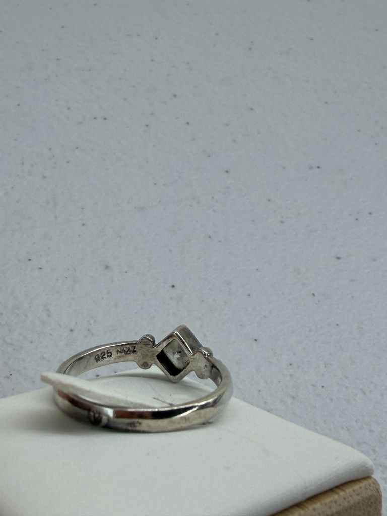 Sterling Silver Ring with Square Stone - image 5 of 9