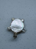 Sterling Silver Turtle Shaped Shell Pendant - thumbnail 3 of 9