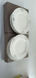Bombay White Embossed Salad Plates Set - thumbnail 6 of 8