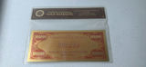 Gold Plated 100,000 Dollar Banknote with Certificate of Authenticity - thumbnail 4 of 8