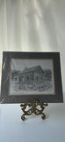 Framed James Armstrong Homestead Print and Decorative Easel Stand - thumbnail 1 of 9