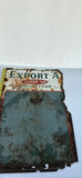 Export "A" Filter Tip Cigarettes Metal Sign OLD ORIGINAL - thumbnail 2 of 5