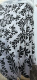 Lot Of (5) Black and Silver Patterned Table Cloths - thumbnail 2 of 5