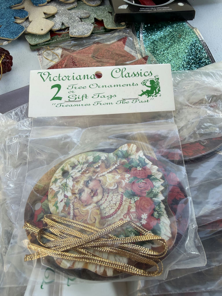 Assorted Christmas Decorations and Gift Bags LOT - image 6 of 8