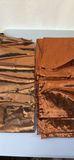 Box Lot Of Shiny Orange And Copper Color Table Cloths And Runners With Studio Specialties Holiday Garland Metallic Fabric Roll - thumbnail 10 of 11