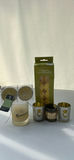 Lot Of Assorted Candles and Votive Holders - thumbnail 1 of 9