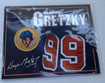 Royal Canadian Mint Wayne Gretzky 2011 25 Cents Coin Card - Image 1 of 6