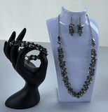 Beaded Necklace, Earrings, and Bracelet Jewelry Set - thumbnail 1 of 8