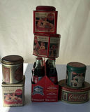Coca-Cola Collectible Tins and Commemorative Bottle Carrier With 6 Bottles - thumbnail 1 of 6