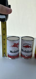 Mobiloil and White Rose Motor Oil Tin Cans - Vintage Style MINI - thumbnail 2 of 5