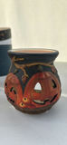 Halloween Pumpkin Jack-o’- Lantern Candle Holder and Melting Pot and Scented Wax Melts - thumbnail 15 of 18