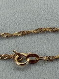 10K Gold Italian Stamped Necklace - thumbnail 8 of 11