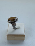 Sterling Silver Tiger's Eye Stone Ring - thumbnail 8 of 13