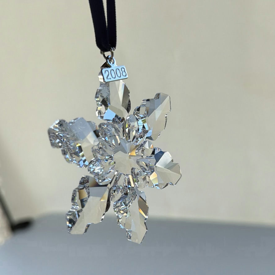Swarovski Christmas Ornament 2008 Crystal Snowflake with Box and Certificate - image 14 of 14