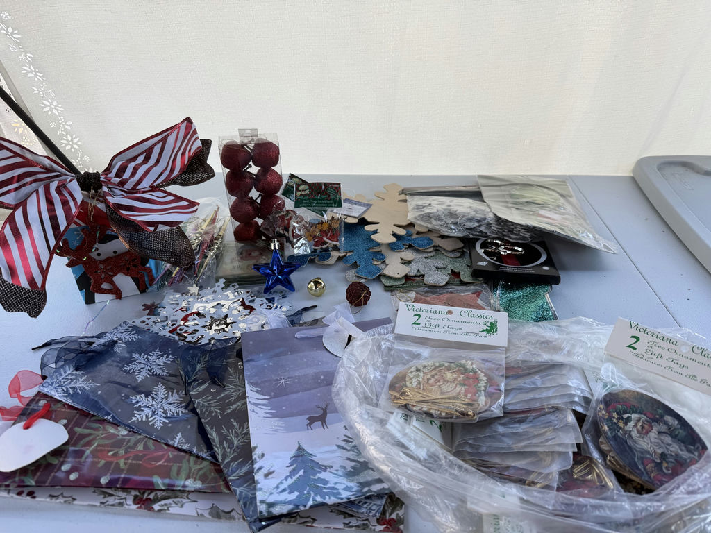 Assorted Christmas Decorations and Gift Bags LOT - image 2 of 8