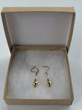 10K Gold Teardrop Dangle Earrings - thumbnail 1 of 9