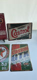 (4) Vintage Style Gas and Motor Oil Metal Signs - TEXACO, Wakefield - thumbnail 3 of 5