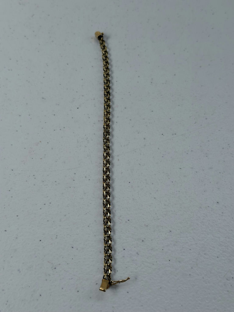14K Gold Chain Bracelet - image 7 of 8