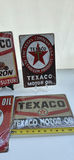 Set of (4) Vintage Style Texaco Metal Advertising Signs - thumbnail 3 of 5