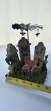 Retired 2012 Yankee Candle Moving Cemetery Halloween Candle Holder - thumbnail 3 of 9