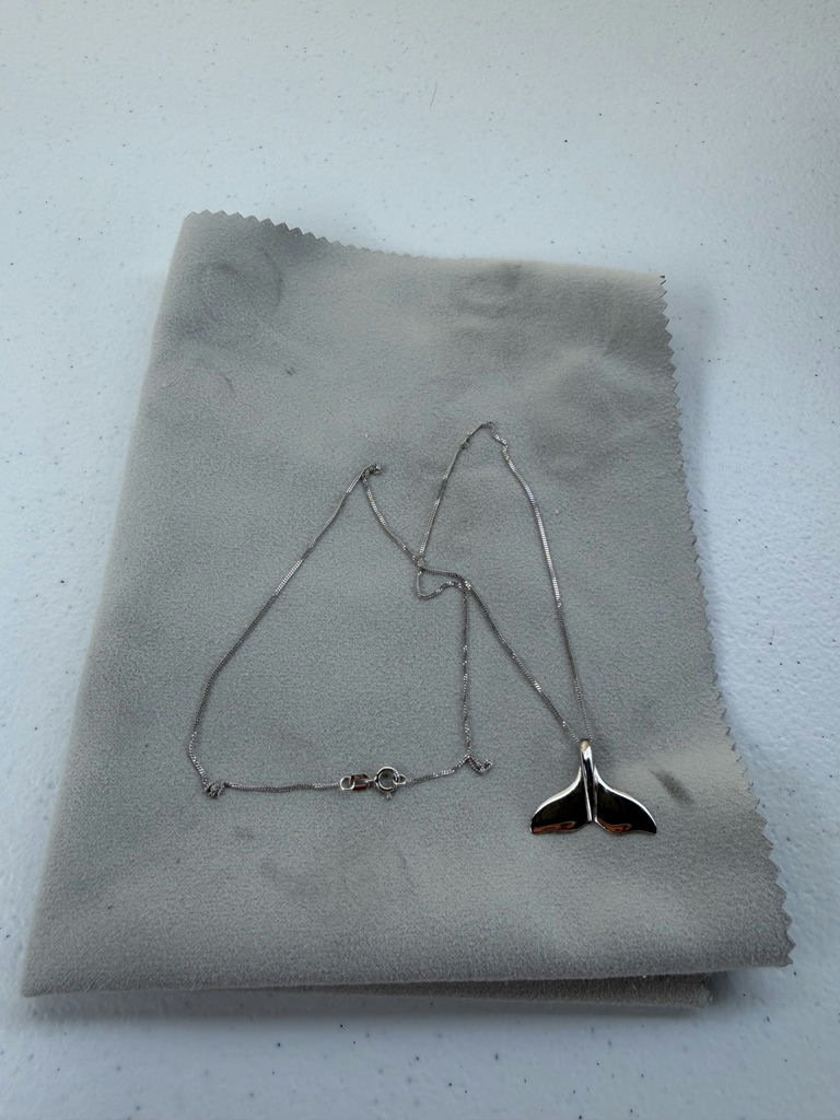 Michael Hill Sterling Silver Whale Tail Necklace - image 10 of 13