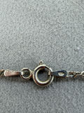 Sterling Silver Chain Necklace with Rectangular Pendant - thumbnail 12 of 14