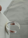 Sterling Silver Chain Anklet and Adjustable Ring - thumbnail 6 of 10