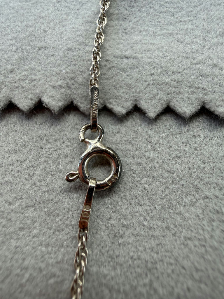 Silver Italy .925 Chain Necklace - 2.47grams - image 7 of 12