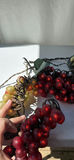 (3 Sets) Decorative Grape Cluster String Lights and Artificial Grape Vines - thumbnail 10 of 13