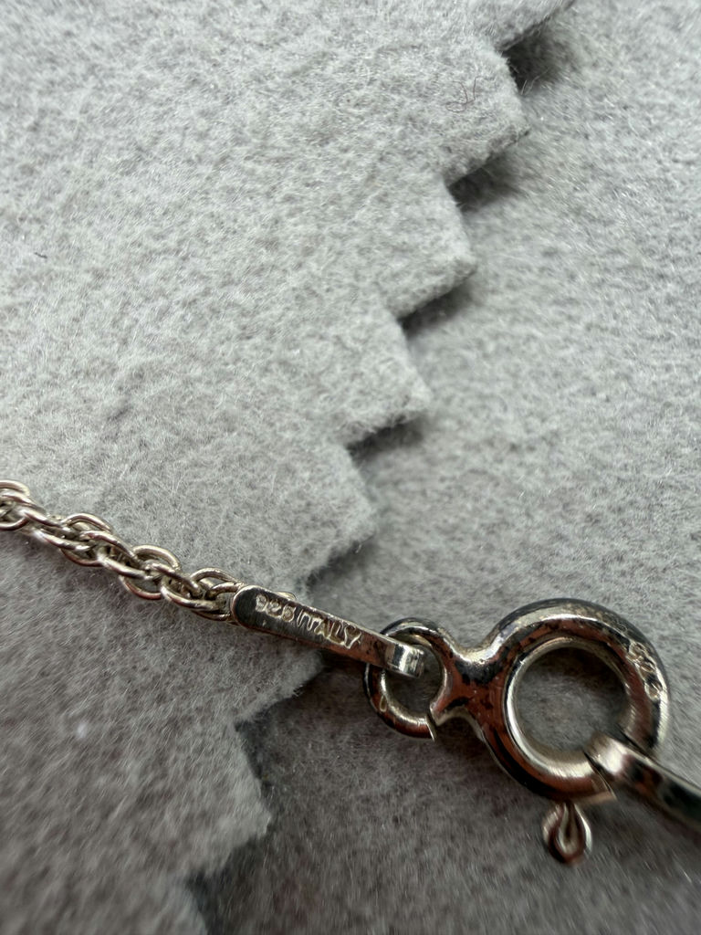 Silver Italy .925 Chain Necklace - 2.47grams - image 8 of 12