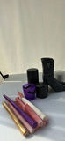 Halloween Decorative Candles, Witch Boot Holders, and Candle Cups - thumbnail 2 of 8