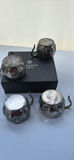 Vintage Bombay Halloween Silver Pumpkin Cups Set - thumbnail 15 of 16
