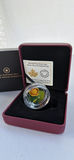 Royal Canadian Mint 2014 $20 Fine Silver Coin Water-lily and Leopard Frog - thumbnail 1 of 18