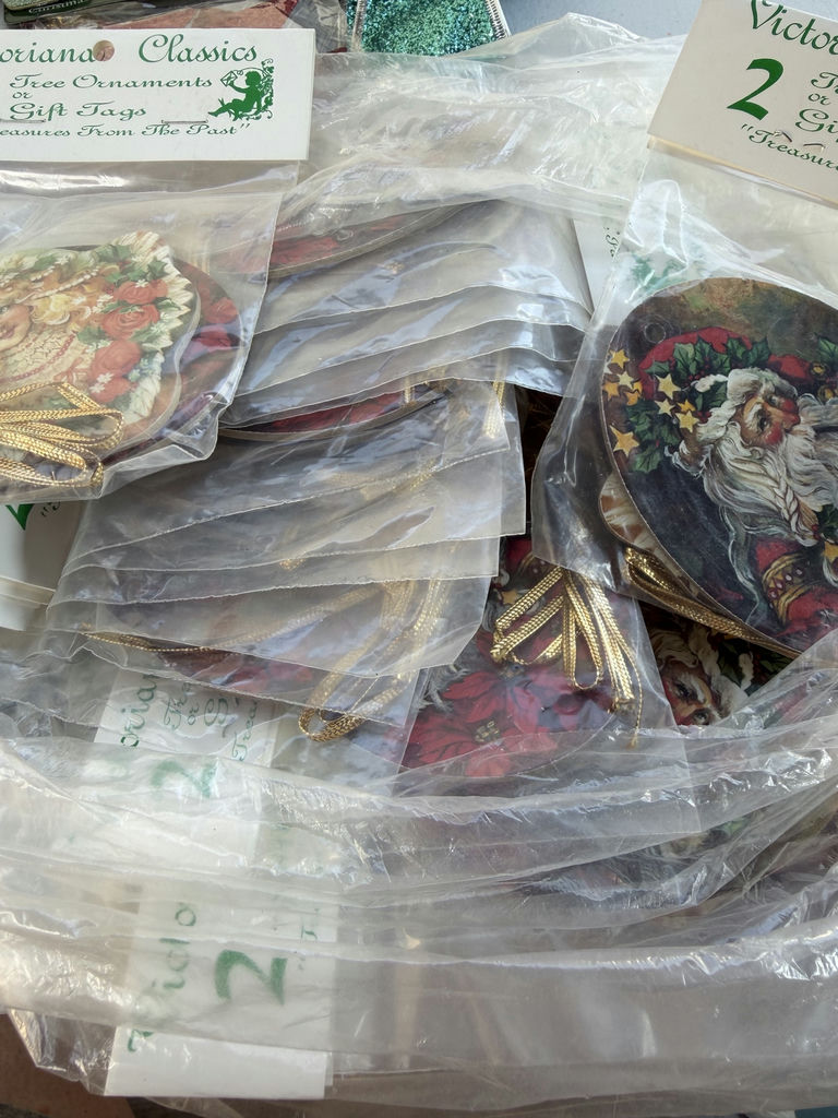 Assorted Christmas Decorations and Gift Bags LOT - image 8 of 8