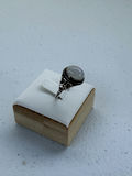 Silver Tone Oval Stone Ring - thumbnail 9 of 16