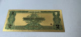 Gold-Plated United States Two Dollar Banknote with Certificate of Authenticity - thumbnail 8 of 8