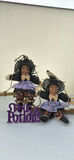 Halloween Witch-Themed Decor Signs and Figurines LOT - thumbnail 6 of 9
