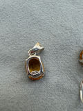 Sterling Silver Jewelry Set with Yellow Gemstones - thumbnail 15 of 19
