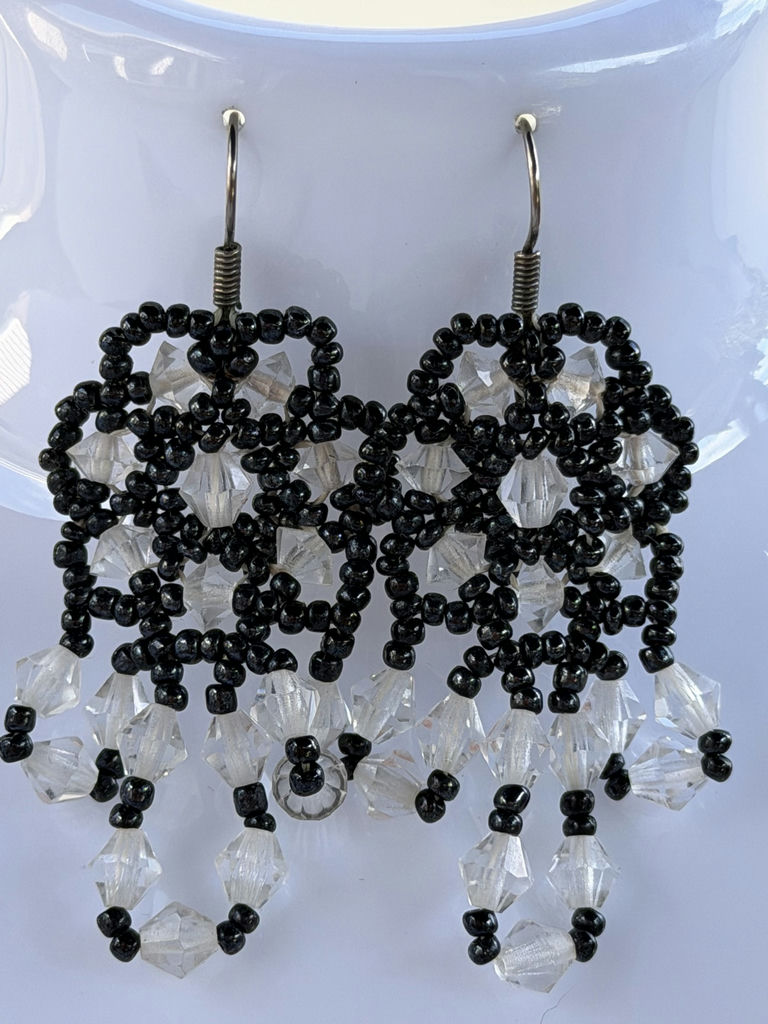 Assorted Handmade Beaded Earrings Collection - image 6 of 10