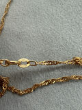 10K Gold Italian Stamped Necklace - thumbnail 9 of 11