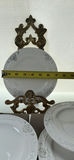 Bombay White Embossed Salad Plates Set - thumbnail 3 of 8